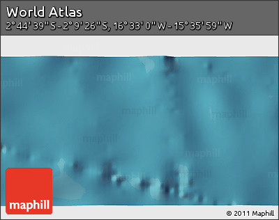 Satellite 3D Map of the Area around 2° 27' 3" S, 16° 4' 29" W