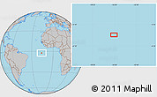 Gray Location Map of the area around 2° 27' 3" S, 16° 4' 29" W