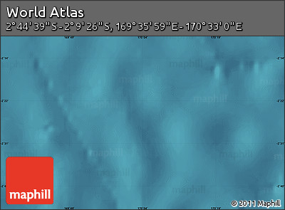 Satellite Map of the Area around 2° 27' 3" S, 170° 4' 29" E