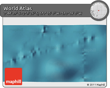 Satellite 3D Map of the Area around 2° 27' 3" S, 170° 46' 30" W