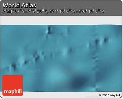 Satellite 3D Map of the Area around 2° 27' 3" S, 170° 46' 30" W