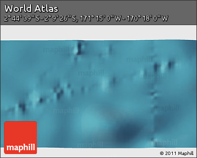 Satellite 3D Map of the Area around 2° 27' 3" S, 170° 46' 30" W