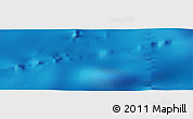 Shaded Relief Panoramic Map of the area around 2° 27' 3" S, 170° 46' 30" W