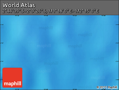 Physical Map of the Area around 2° 27' 3" S, 171° 46' 30" E