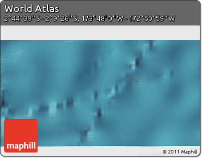 Satellite 3D Map of the Area around 2° 27' 3" S, 173° 19' 29" W