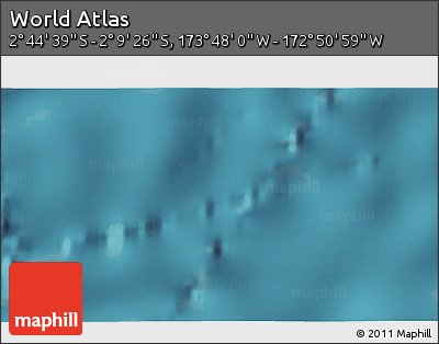 Satellite 3D Map of the Area around 2° 27' 3" S, 173° 19' 29" W