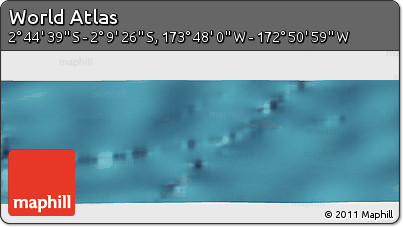 Satellite Panoramic Map of the Area around 2° 27' 3" S, 173° 19' 29" W