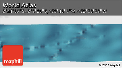 Satellite Panoramic Map of the Area around 2° 27' 3" S, 173° 19' 29" W