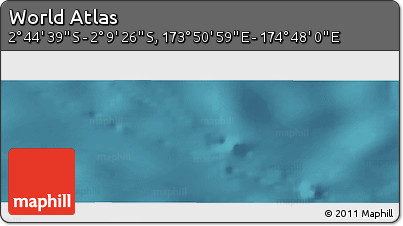Satellite Panoramic Map of the Area around 2° 27' 3" S, 174° 19' 29" E