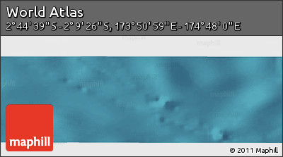Satellite Panoramic Map of the Area around 2° 27' 3" S, 174° 19' 29" E