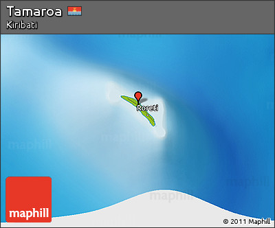 Physical 3D Map of Tamaroa