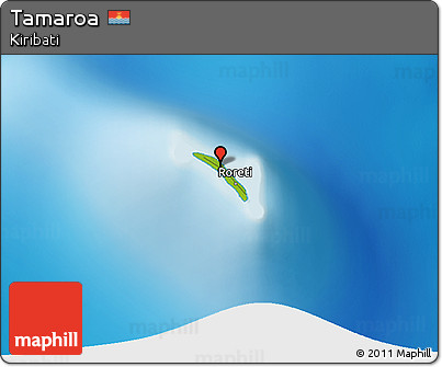 Physical 3D Map of Tamaroa