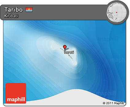 Political 3D Map of Taribo