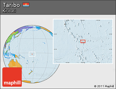 Political Location Map of Taribo