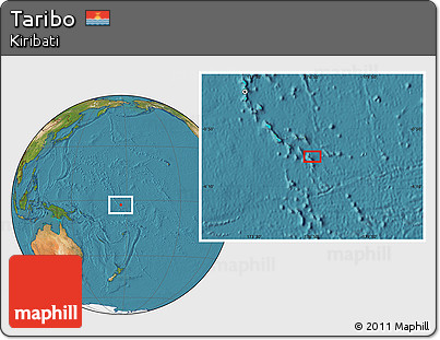 Satellite Location Map of Taribo