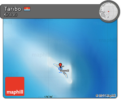 Shaded Relief Map of Taribo