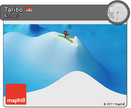 Physical Panoramic Map of Taribo