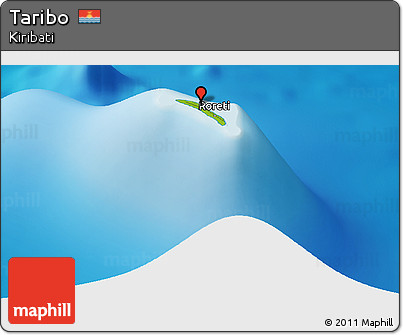 Physical Panoramic Map of Taribo