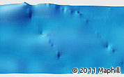 Physical 3D Map of the area around 2° 27' 3" S, 17° 46' 29" W