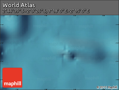 Satellite Map of the Area around 2° 27' 3" S, 1° 46' 29" E