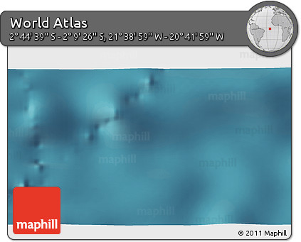 Satellite 3D Map of the Area around 2° 27' 3" S, 21° 10' 29" W
