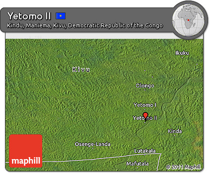 Satellite 3D Map of Yetomo II
