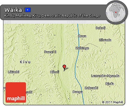 Physical 3D Map of Waika