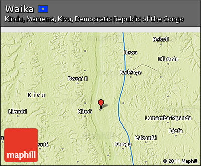 Physical 3D Map of Waika