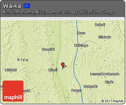 Physical 3D Map of Waika