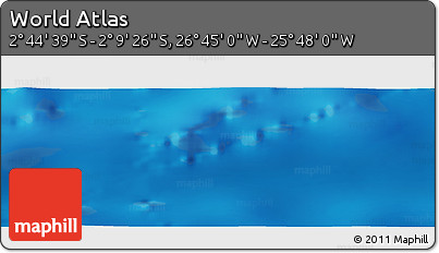 Physical Panoramic Map of the Area around 2° 27' 3" S, 26° 16' 29" W