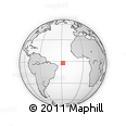 Outline Map of the Area around 2° 27' 3" S, 27° 58' 30" W, rectangular outline