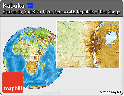 Physical Location Map of Kabuka