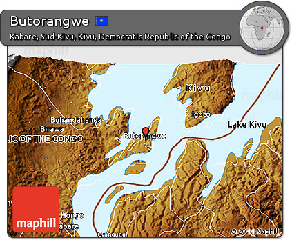 Physical 3D Map of Butorangwe