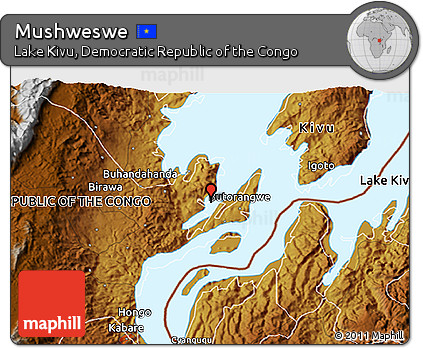 Physical 3D Map of Mushweswe