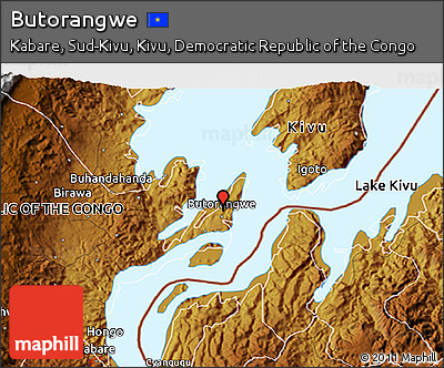 Physical 3D Map of Butorangwe