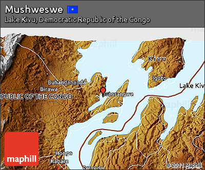 Physical 3D Map of Mushweswe