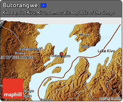 Physical 3D Map of Butorangwe