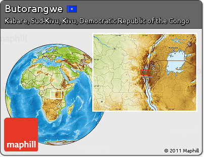 Physical Location Map of Butorangwe