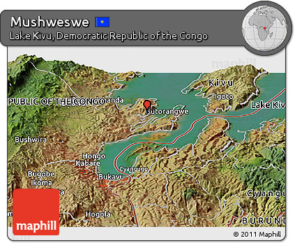 Satellite Panoramic Map of Mushweswe