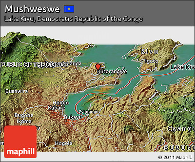 Satellite Panoramic Map of Mushweswe