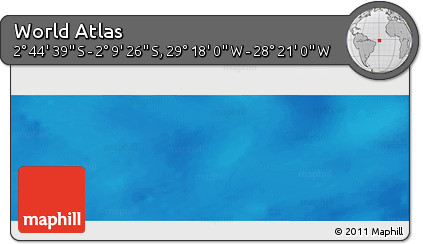 Physical Panoramic Map of the Area around 2° 27' 3" S, 28° 49' 30" W