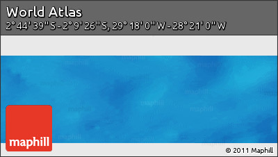 Physical Panoramic Map of the Area around 2° 27' 3" S, 28° 49' 30" W