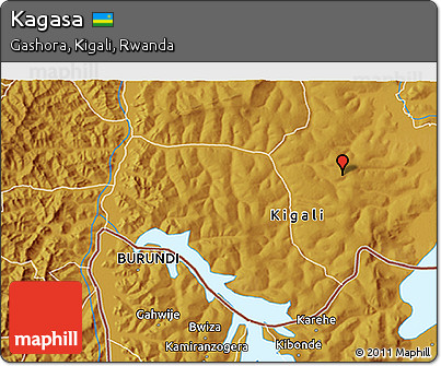 Physical 3D Map of Kagasa