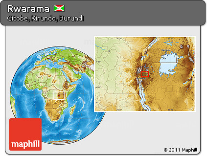 Physical Location Map of Rwarama