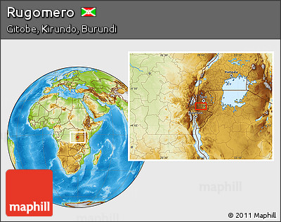 Physical Location Map of Rugomero
