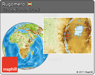 Physical Location Map of Rugomero