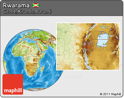 Physical Location Map of Rwarama