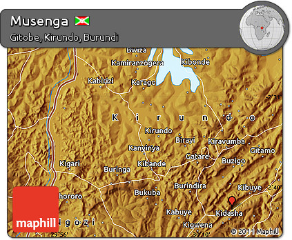 Physical Map of Musenga