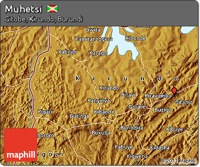 Physical Map of Muhetsi