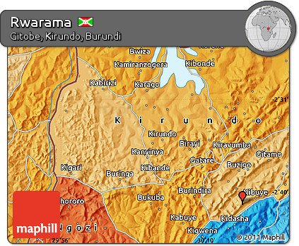 Political Map of Rwarama